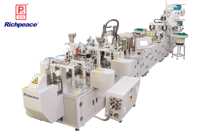 富怡折疊口罩一拖一生產線（焊頭帶）