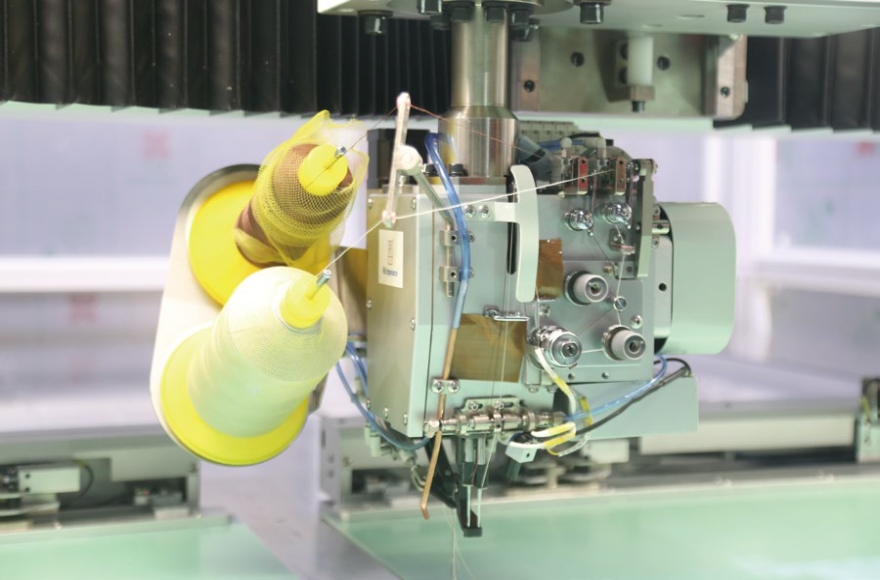 富怡全自動針桿離合雙色縫紉機(jī)