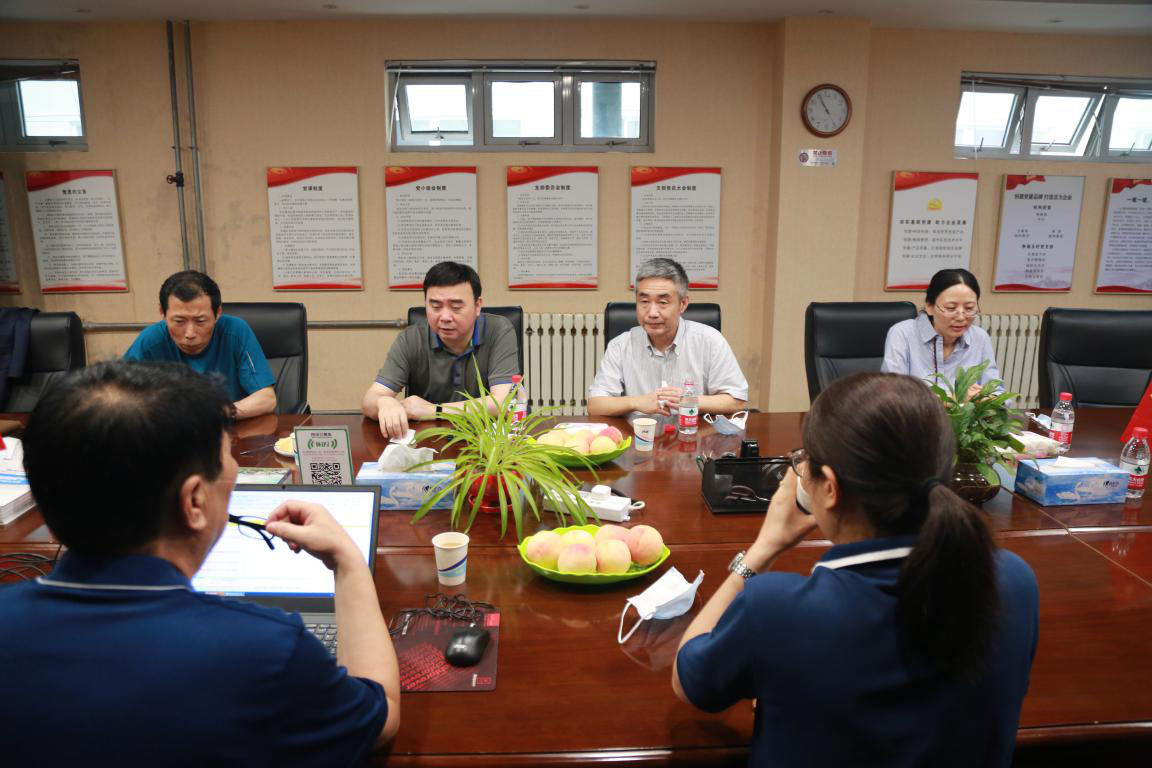 上工申貝集團張敏董事長一行視察我司指導工作
